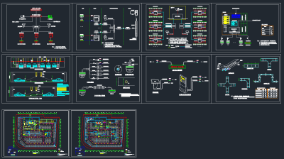 视频车位引导系统CAD图纸，车位引导系统CAD施工图纸下载