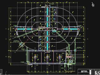 城市污水廠2.5氧化溝萬噸工藝圖建筑方案設計，污水處理廠全套施工圖紙下載