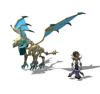 现代魔兽恶龙角色草图大师模型，游戏角色su模型下载