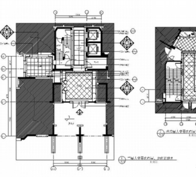 某高档<a href=https://www.yitu.cn/sketchup/huayi/index.html target=_blank class=infotextkey>花</a>园<a href=https://www.yitu.cn/su/7987.html target=_blank class=infotextkey>小区</a>入户大堂施工图