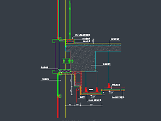 金属板全套详细的施工图，节点大样CAD施工图纸下载