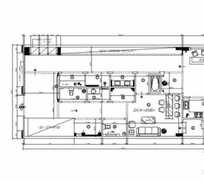 某瓷砖<a href=https://www.yitu.cn/sketchup/zhanting/index.html target=_blank class=infotextkey>展厅</a>施工图