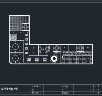 大型中餐厅装修CAD施工图，餐饮CAD施工图纸下载