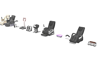 按摩座椅sketchup模型，按摩座椅<em>su素材</em>下载